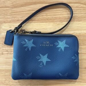 Coach Wristlet with detachable strap